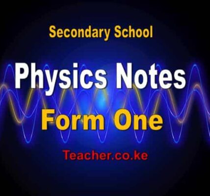 Form 1 Physics notes