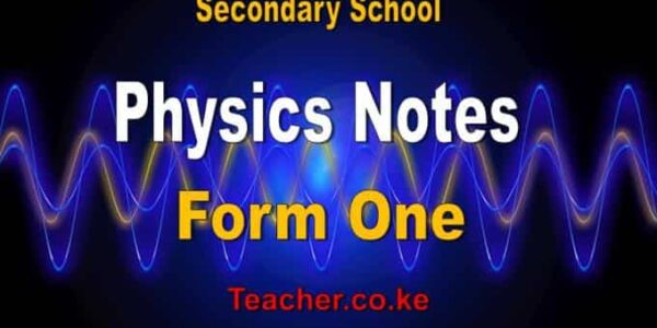 Form 1 Physics notes