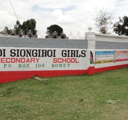 Moi Siongiroi Girls Secondary School KCSE 2019 Results.