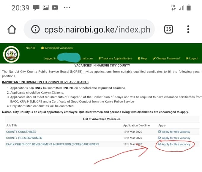 Nairobi County Advertises 498 ECDE Teacher 2020 Job Vacancies - Group G, qualifications, application deadline and how to apply,