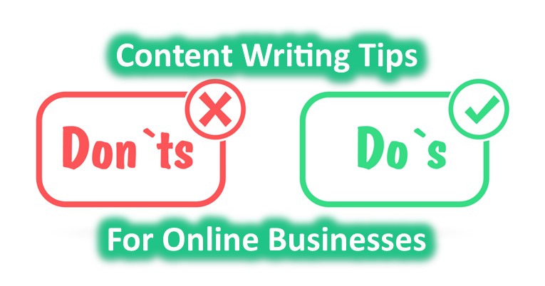 Important content writing tips for online businesses