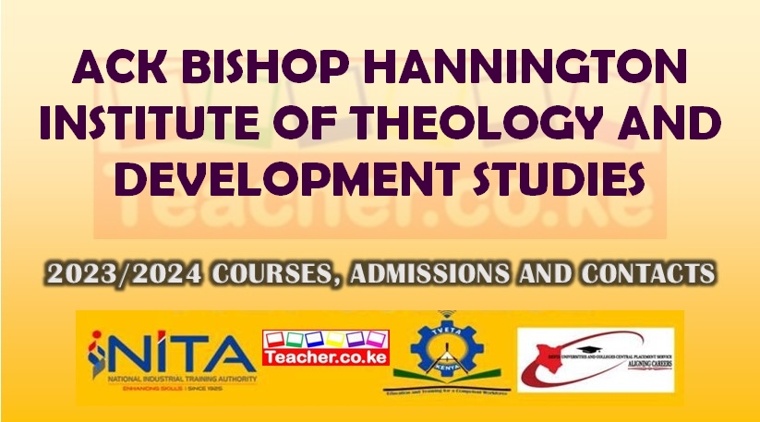 Ack Bishop Hannington Institute Of Theology And Development Studies