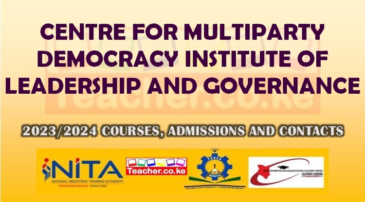 Centre For Multiparty Democracy Institute Of Leadership And Governance
