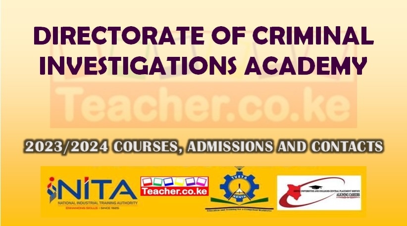 Directorate Of Criminal Investigations Academy