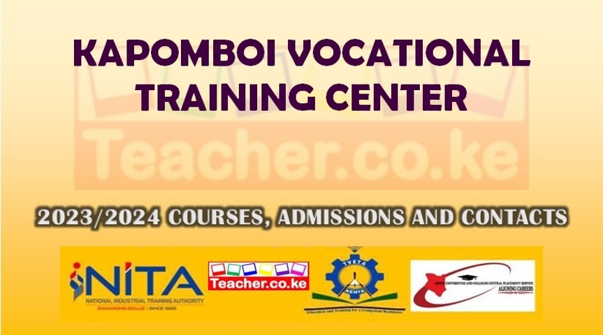 Kapomboi Vocational Training Center