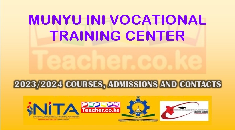 Munyu - Ini Vocational Training Center
