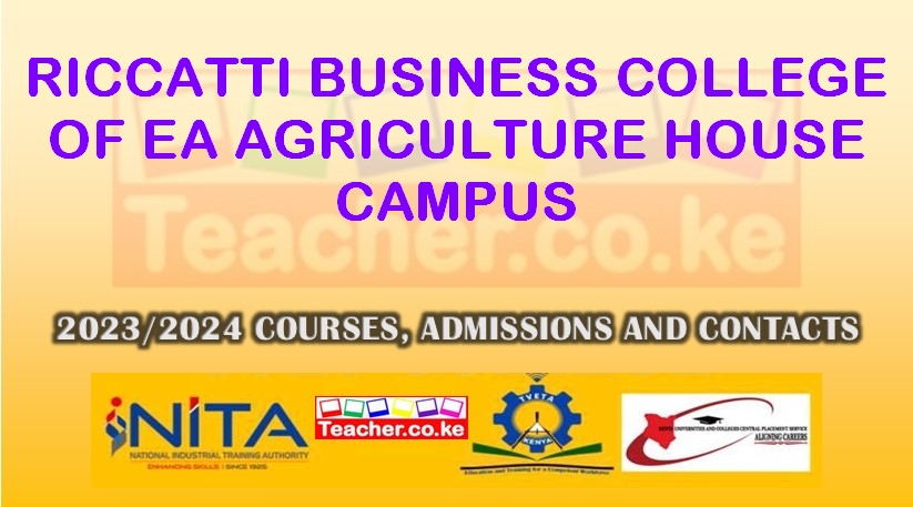 Riccatti Business College Of Ea - Agriculture House Campus