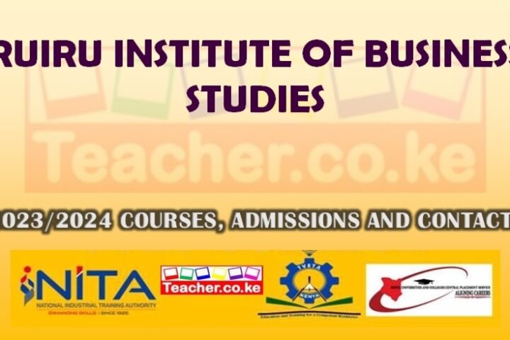 Ruiru Institute Of Business Studies