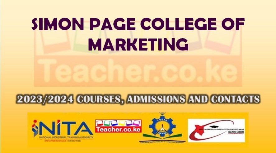 Simon Page College Of Marketing