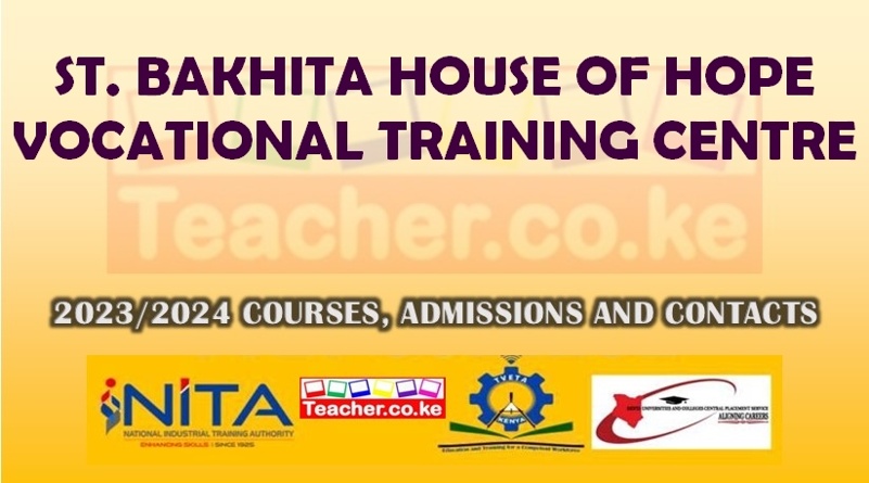 St. Bakhita House Of Hope Vocational Training Centre