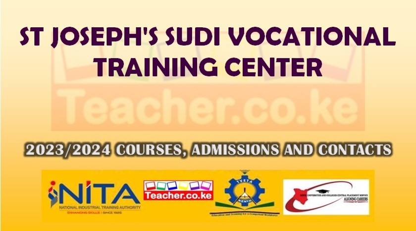 St Joseph'S Sudi Vocational Training Center