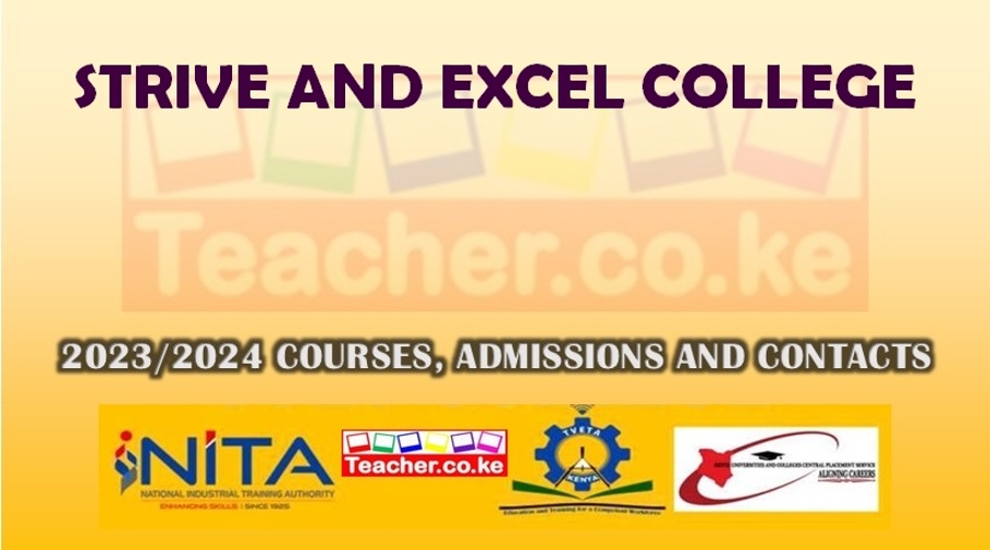 Strive And Excel College