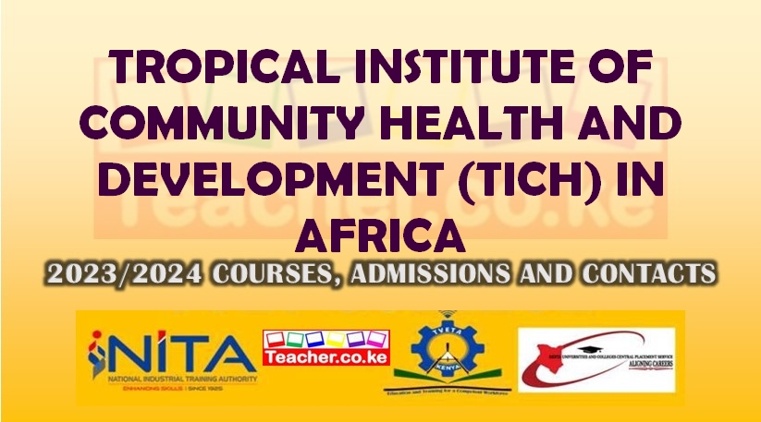 Tropical Institute Of Community Health And Development (Tich) In Africa
