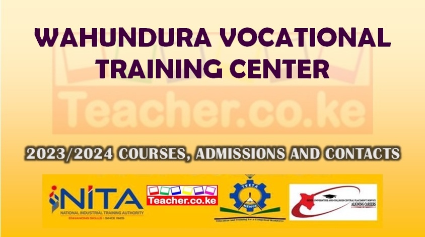 Wahundura Vocational Training Center