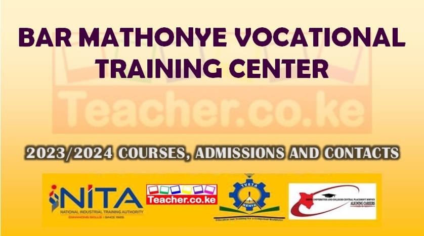 Bar Mathonye Vocational Training Center