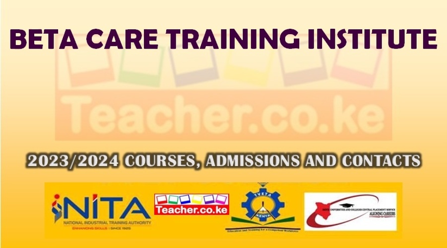 Beta Care Training Institute