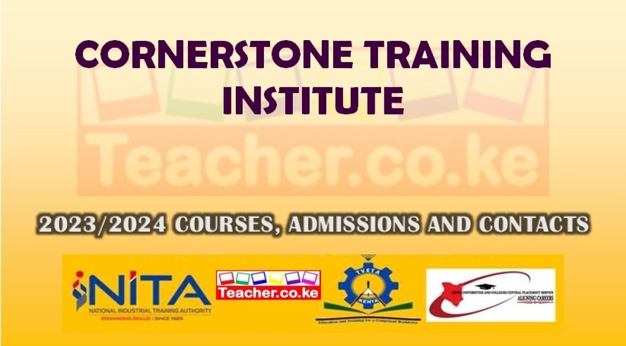 Cornerstone Training Institute