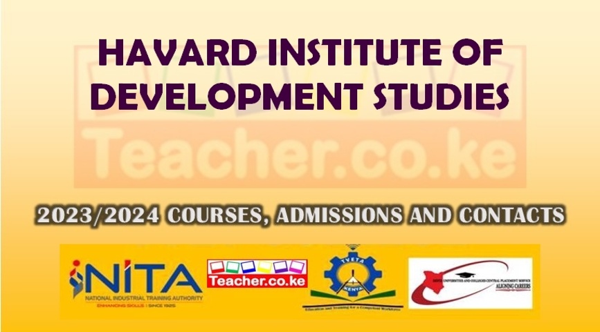 Havard Institute Of Development Studies