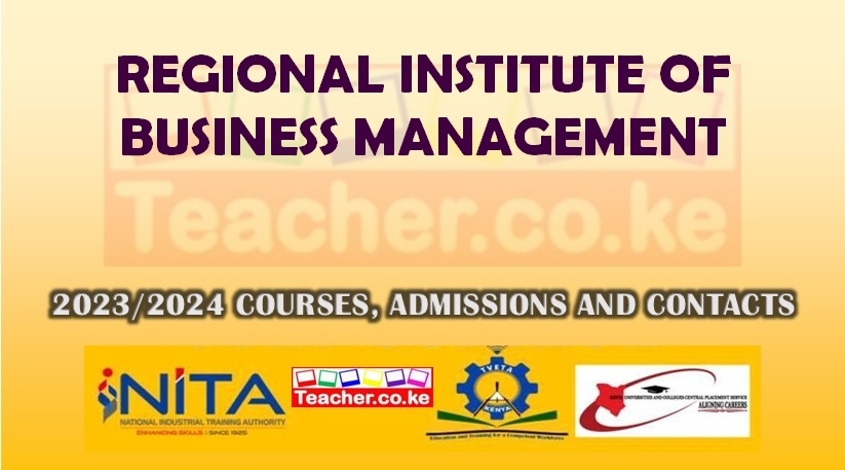 Regional Institute Of Business Management