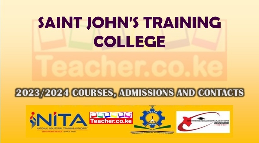 Saint John'S Training College