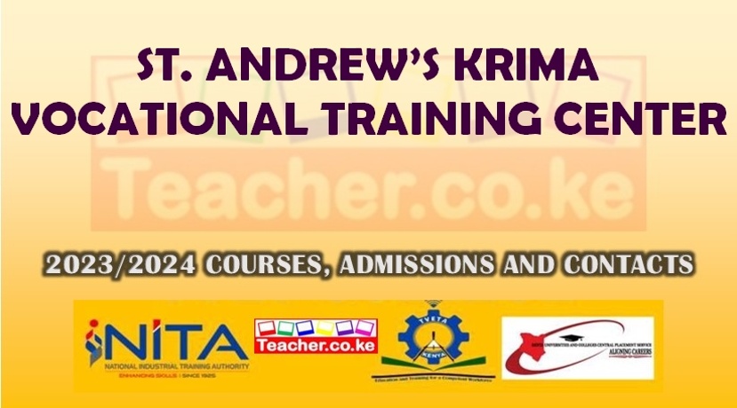 St. Andrew’s Krima Vocational Training Center