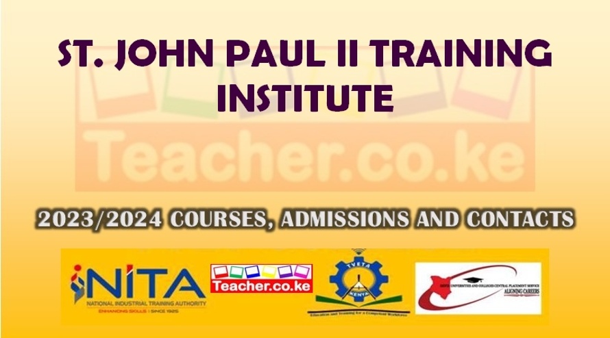 St. John Paul Ii Training Institute