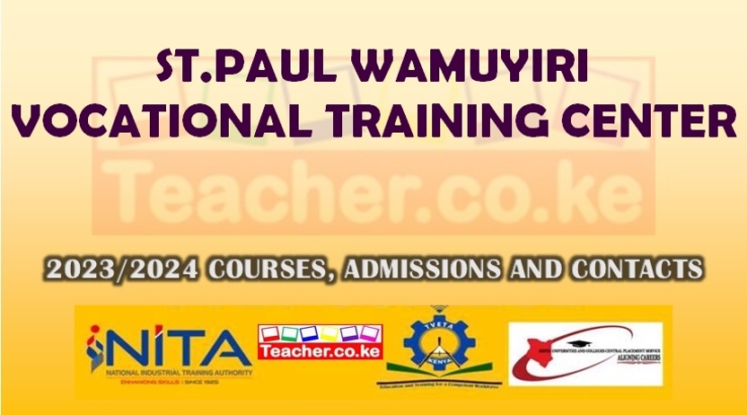 St.Paul Wamuyiri Vocational Training Center