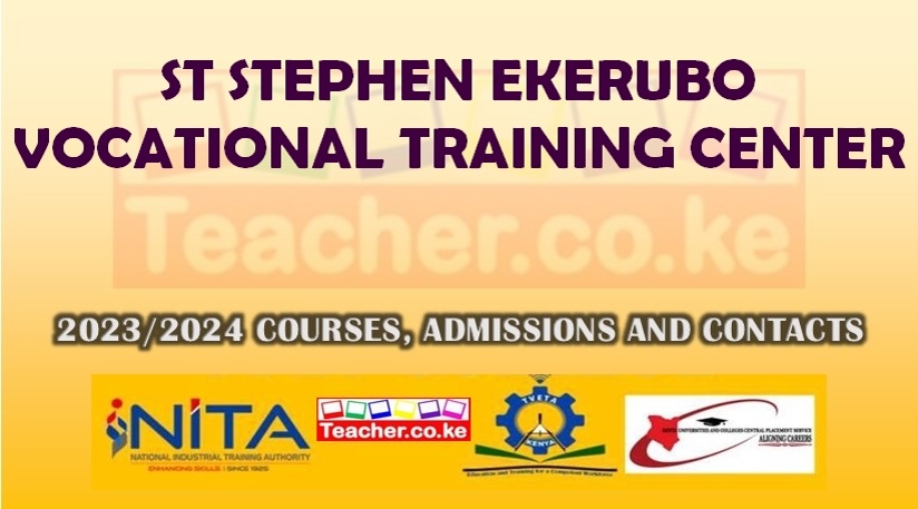 St Stephen Ekerubo Vocational Training Center