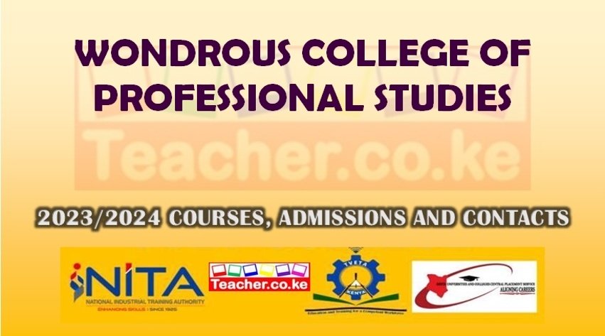 Wondrous College Of Professional Studies