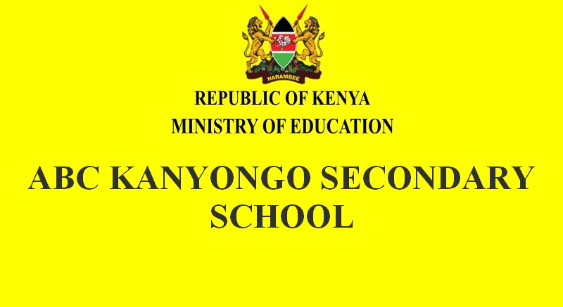 Abc Kanyongo Secondary School Contacts